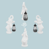 Elephant/Cat Sculpture Lantern Decor - Outdoor Lanterns&Indoor Statue Decorations for Garden,Yard,Porch,Home,Balcony - Gifts for Birthdays,Christmas,Children,Friends,Family,Mom,Women (W - Elephant2)