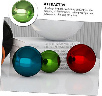 Stainless Steel Gazing Ball 6 Inch Polished Mirror Garden Sphere Decorative Outdoor Reflection Globe Metal Garden Ball Decor