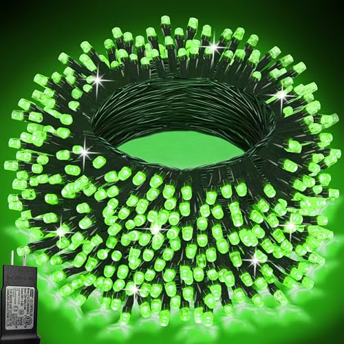 Pooqla 200 LED Green Halloween String Lights - 66 ft
