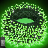 Pooqla 200 LED Green Halloween String Lights - 66 ft