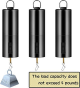 2 Pieces Hanging Black Rotating Motor Wind Spinner Mobile Battery Operated Motor Multi-Purposes Rotatable Hook for Garden Decoration Accessory Supplies