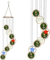 Red Carpet Studios 15181 Patriot Spiral Wind Chime, 32" Long, Multicolor