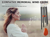 Wind Chimes for Outside Clearance, 26'' Small Windchimes Outdoors w/DIY Ornament, Memorial Wind Chime Gifts for Mom Women Grandma Neighbors