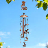 Corgi Gifts Wind Chimes - Dog Decor Outdoor Windchimes Garden Lawn Patio Yard Indoor Home Decorations Butterfly Flower Memorial Sympathy Christmas Birthday Gift for Women Men Mother Wife