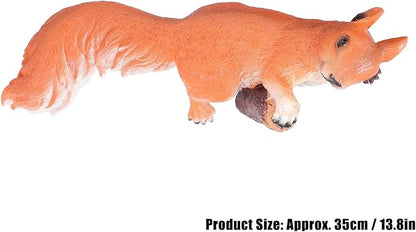 Animal Garden Sculpture Tree Ornament Lifelike Resins Courtyard Statue for Lawn Decor