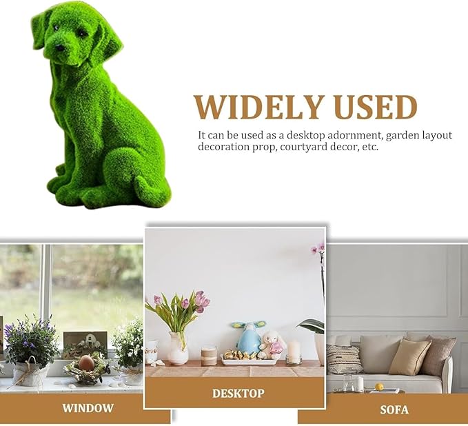 Outdoor Garden Statue Decoration, Resin Material, Handmade, Suitable for Villa Courtyards Gardens and Lawns(A,27 * 27 * 40cm)
