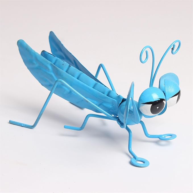 Iron Locust Decorations Model Outdoor Statue Garden Decors Metal Garden Metal Ornament Iron Metal Garden