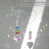 Birthday Gifts for Women, K9 Crystal Suncatcher Birthday Gifts for Friend Sister Mom