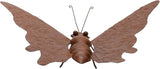 Melrose International Iron Butterfly Garden Decor - Distressed Metal Wall Art & Outdoor Accent Brown