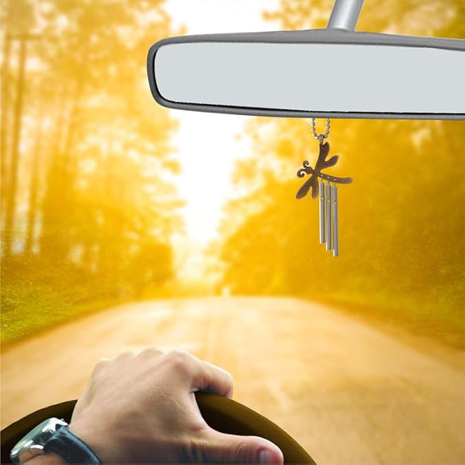 Jacob's Musical Car Charm, Dragonfly, Mini Wind Chime