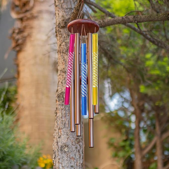 NUOBESTY 150Pcs Wind Chime Tubes DIY Parts Supplies Hollow Metal Tubes for Outdoor Garden Patio Hanging Decor Crafting Relaxing Sound Wind Bell Components