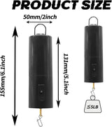 1 Pack Wind Spinner Motor Hanging Display Rotating Motor Battery Operated Multi-Purposes Rotatable Hook for Garden Outdoor Decoration(Black)