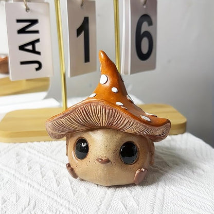 Mushroom Outdoor Garden Decor Statue ，Garden Gnomes Statues for Home Desk, Yard, Patio, Backyard, Fairy Garden, Balcony,Lawn Ornament,Mother’s Day, Birthday Gifts for Women, Grandma, Mom
