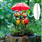 2D Frog Riding Bicycle Acrylic Garden Stake Decoration Yard Lawn Planter Outdoor Display (#03 Style)