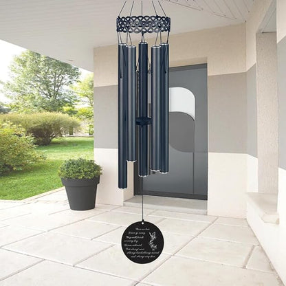 Memorial Wind Chimes for Loss of Loved One,windchimes in Memory of a Loved One Sympathy Gifts for Dad Mom and Family Member,Metal Windchimes Outdoors Decorations for Your Garden…