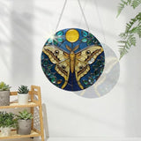 Butterfly Plant Acrylic Suncatcher, Indoor Window Wall Art, Decorative Acrylic Sun Catcher, Housewarming Gift, Butterfly Lover Gift for Birthday Christmas Thanksgiving