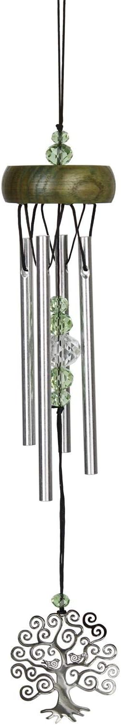 Woodstock Chimes Signature Collection, Fantasy, Tree of Life 10'' Décor Designs - Small Chimes Wind Chimes for Outdoor, Patio, Home or Garden Décor (WCFTL)