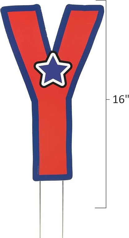 Paw Patrol Birthday Yard Signs with Metal Stakes, 16" Letters