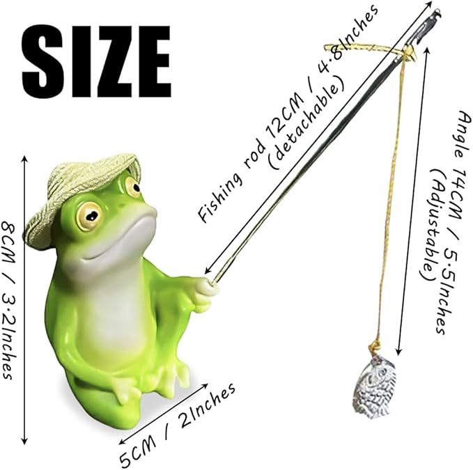 OULIGET Frog Statue Garden Outdoor,Pond Resin Statue Frog Decoration,Charmingly Naive Animal Decoration Garden Decor for Patio Yard Lawn Fence Pathway Backyard