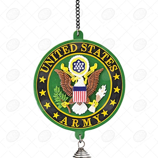 Red Carpet Studios Windchimes Patriot Military Wind Chime, 23" Long, United States Army
