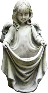 HongLianRiven Sculpture Tabletop Statue Angel Decoration Home Garden Decoration Accessories Courtyard Sculpture Outdoor Statue Gardening Gifts Crafts Figurines Potted Plants