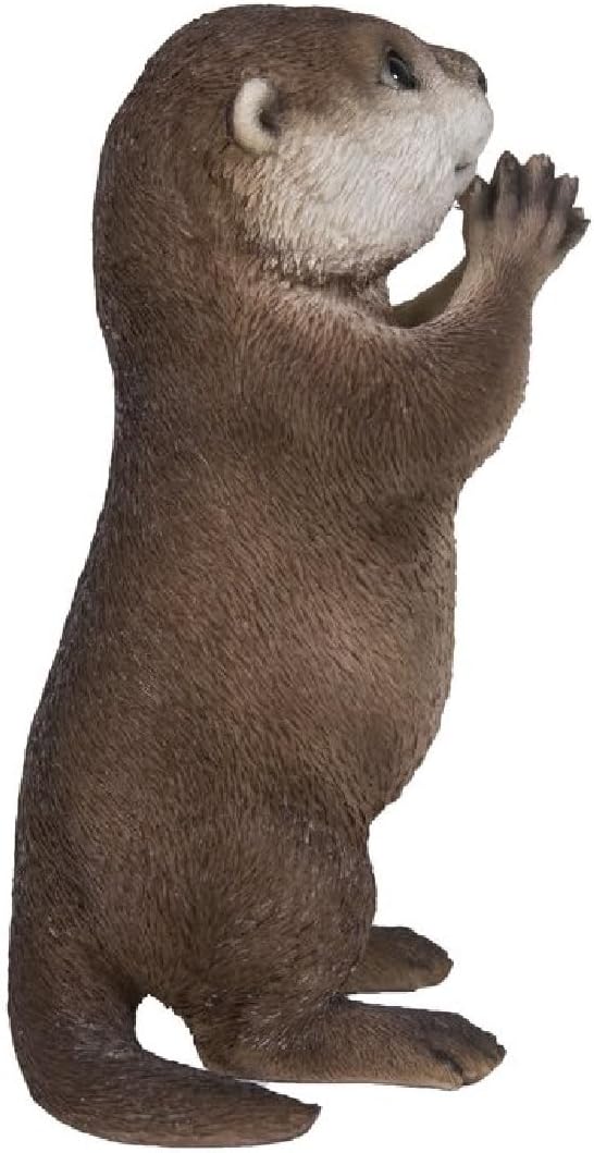 HI-LINE Praying Otter Outdoor Garden Statue - 7.5"