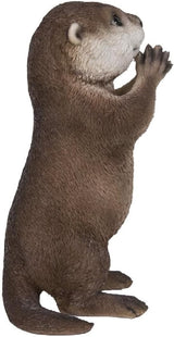 HI-LINE Praying Otter Outdoor Garden Statue - 7.5"
