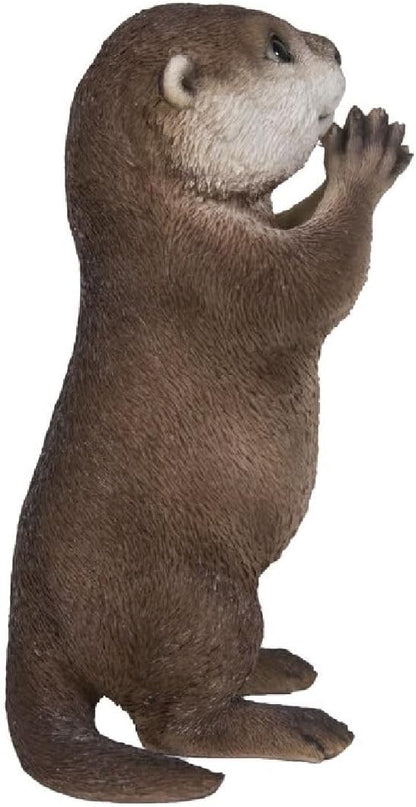HI-LINE Praying Otter Outdoor Garden Statue - 7.5"