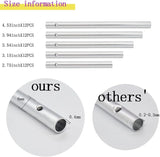 Wind Chime Tubes for Home Garden Outdoor Hanging Decorations,Wind Chime Making Kit,Wind Chime Part, DIY Wind Chimes for Ornament Craft Kit,with 6 Wind Chime Hooks,Wind Chime line 100 Yards