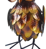 Owl Statue Creative Owl Sculpture Garden Decoration Metal Yard Art for Yard Outdoor Decoration