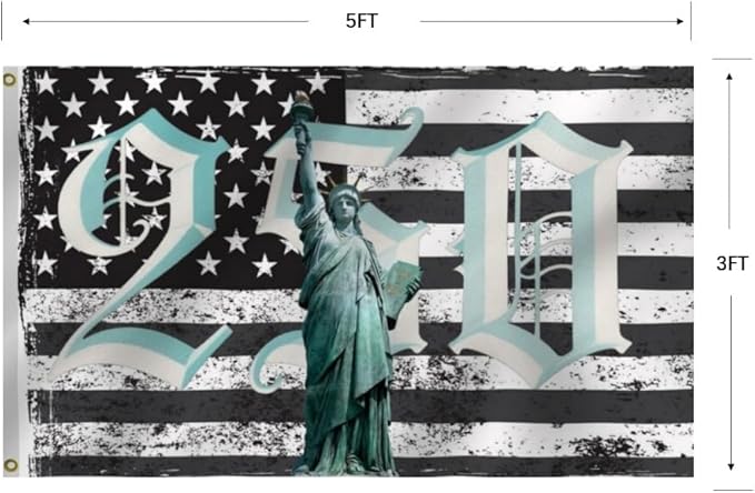 250th Birthday 250 Years 1776 2026 American Flag 3X5Ft, US Statue of Liberty, Double Side Printed Flags, Men Women Banner,Vibrant Colors, Double Stitched with 2 Brass Grommets, Bar Garden Street Decoration, GYM, Office Decor,Indoor Outdoor Use,Gifts. (...