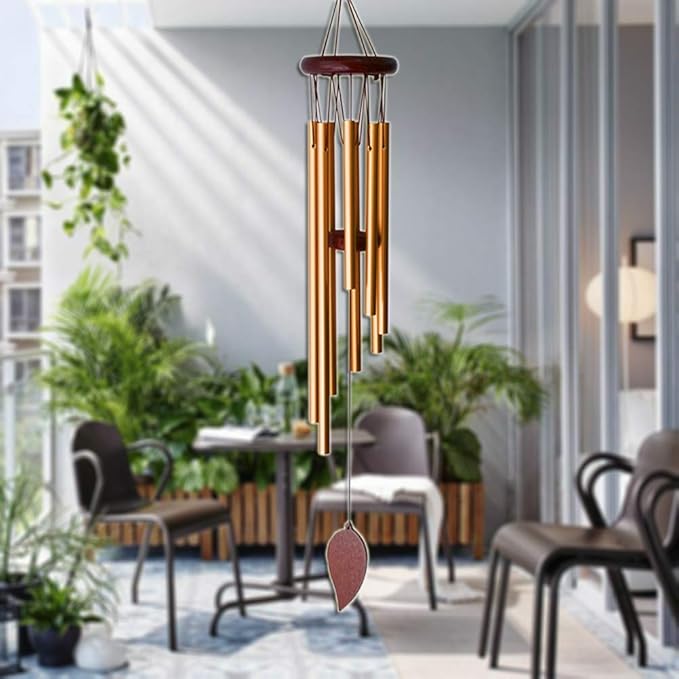 SuninYo Memorial Wind Chimes for Outside Outdoor Clearance,Sympathy Wind Chimes for Loss of Love One,Small Wind Chimes Gifts for Women/Mother,Garden Decor
