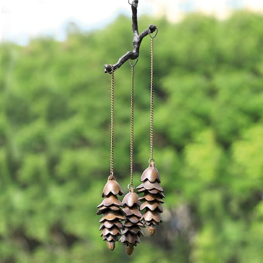 SPI Home Triple Pinecone Wind Chime