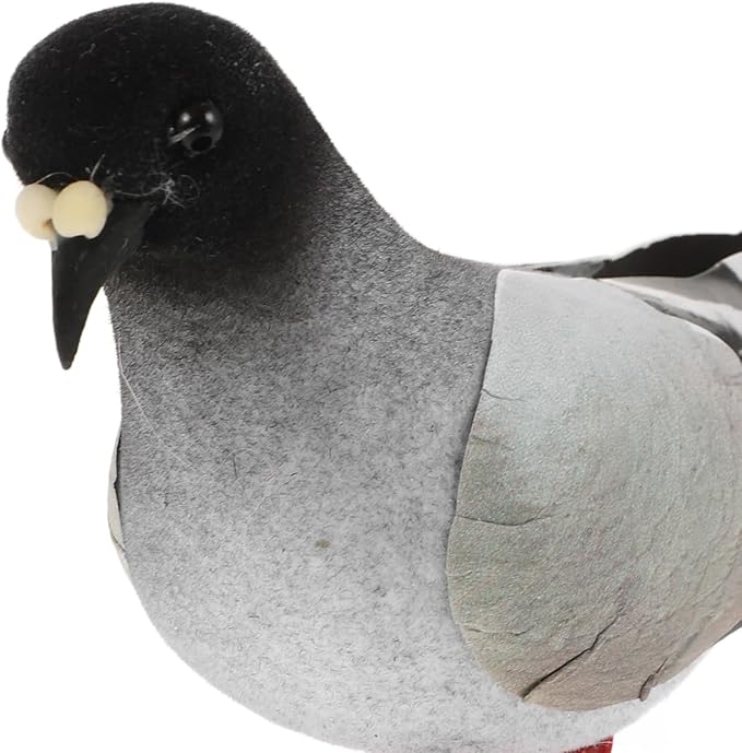 5Pcs Realistic Simulation Pigeon Models Imitation Pigeons for Home and Garden Decor Lifelike Ornamental Birds for Indoor and Outdoor Use for Photography Props