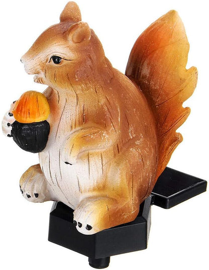 Squirrel Solar Garden Stake Light, Auto ON/Off Garden Squirrel Statues Decorative Light, Waterproof Outdoor Figurine Lights, Energy-Efficient Landscape Lighting for Lawn, Patio, Pathway(SIZE:16inch)