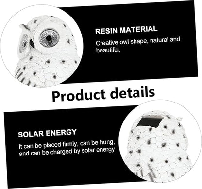 Solar Powered Sculpture Resin Figurine for Garden and Outdoor Decor Lifelike Pastoral Statue for Lawn Patio Balcony Indoor and Outdoor Use Detailed Craftsmanship
