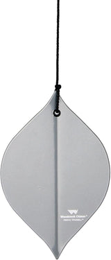 Woodstock Chimes Heroic Windbell Wind Chime for Outside 24" Medium Silver,Deep Tone Sound, Outdoor Decor for Patio, Porch, Garden HWMY