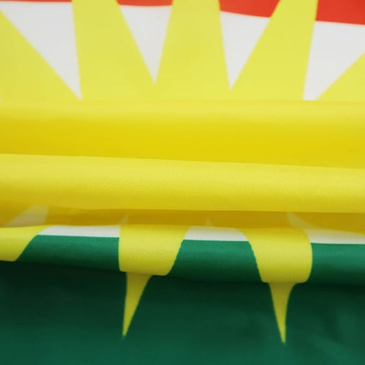 AZ FLAG Kurdistan Flag 150 x 90 cm with 4 Eyelets for Balcony or Wall