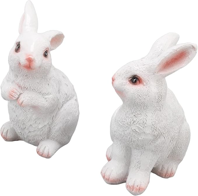 Garden Statues, oor Animal, Synthetic Craft Sculp with Like, Weather den r for Home Patio Lawn Yard