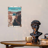patio wall decor Travel Hoover Dam 6 retro signs metal vintage Home Retro Home Wall Decor for Indoor and Outdoor Use,Happy and Funny Life Quotes 8X12inch