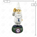 Red Carpet Studios Officially Licensed Military Garden Gnome, 13.25" Tall, United States Navy