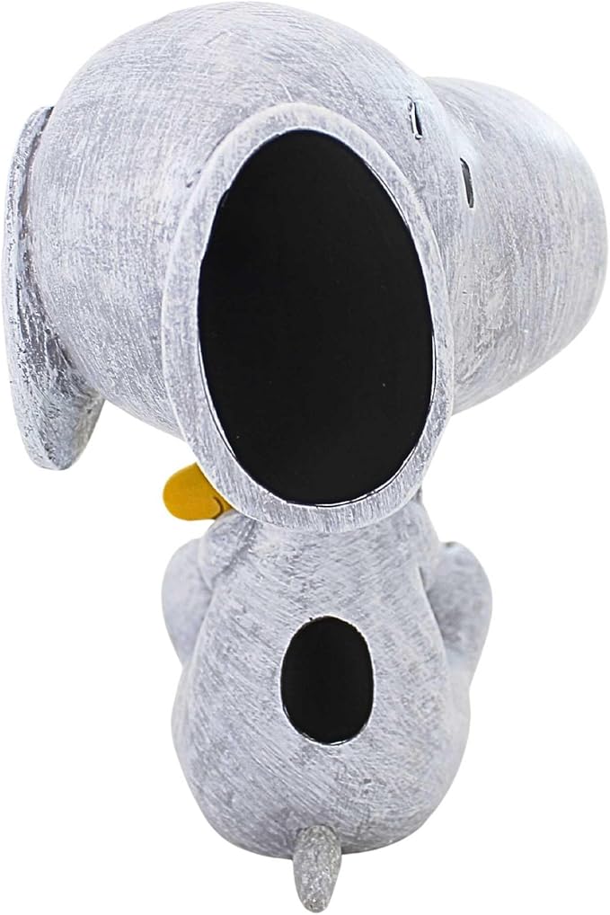 Roman Snoopy and Woodstock Garden Statue, 8.75-inch Height, Resin, Stone Mix, Home, Garden, Outdoor
