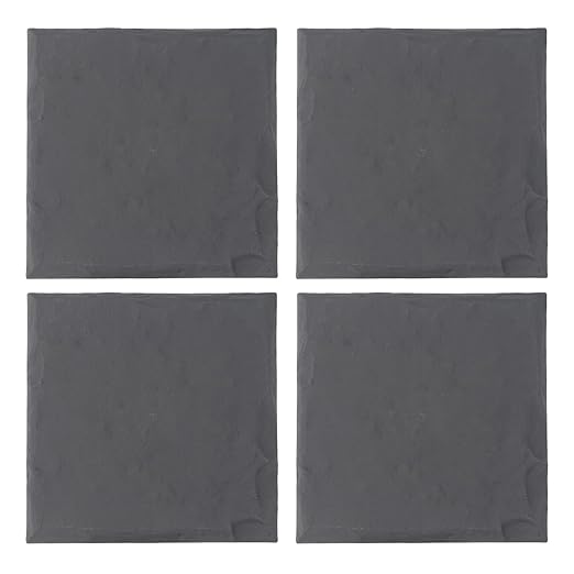 Keenso Unique Textured Stepping Stones, Weatherproof Garden Decoration for Outdoor Walkways (Gray)