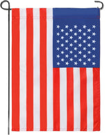 American Garden Flag 12 x 18 Inch,Patriotic Double Sided Polyester Printed Flag,USA ResidentialYard|Garden Decor,American Flag Garden Flag(2 Pcs Stitched Together)
