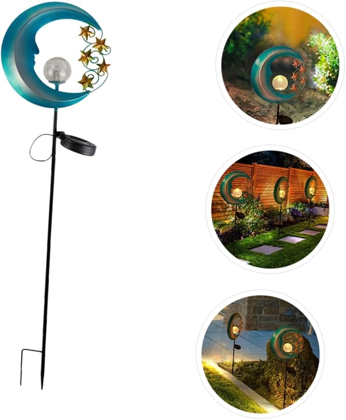 1pc Solar Courtyard Shape Lawn Decor for Garden Easy Install Solar Ground Inserted Light for Pathway Patio and Outdoor Spaces