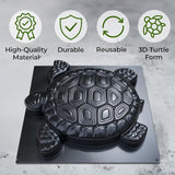 Turtle Stepping Stone Mold Garden Concrete Mold Cement Plastic ABS 2mm - Tortoise Mould for Cement - Paving DIY Turtle Garden Stone Path Form