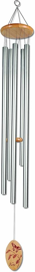 Sunset Vista Designs Silver Classic Wind Chime, Extra Large