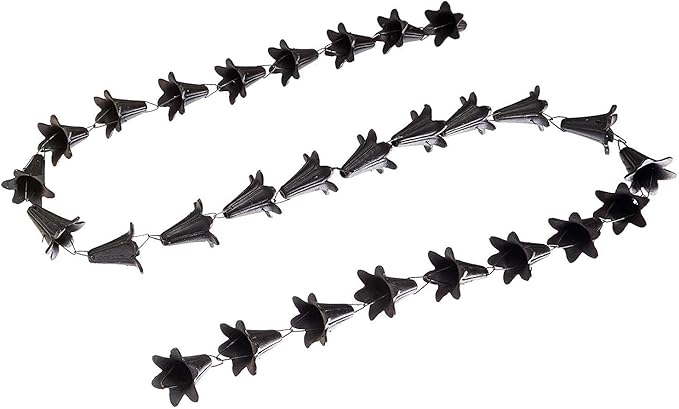 NACH js-RNC001 Stylish Decorative Downspout Gutters Rain Chain, 96", Cast Iron