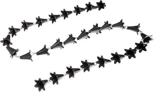 NACH js-RNC001 Stylish Decorative Downspout Gutters Rain Chain, 96", Cast Iron