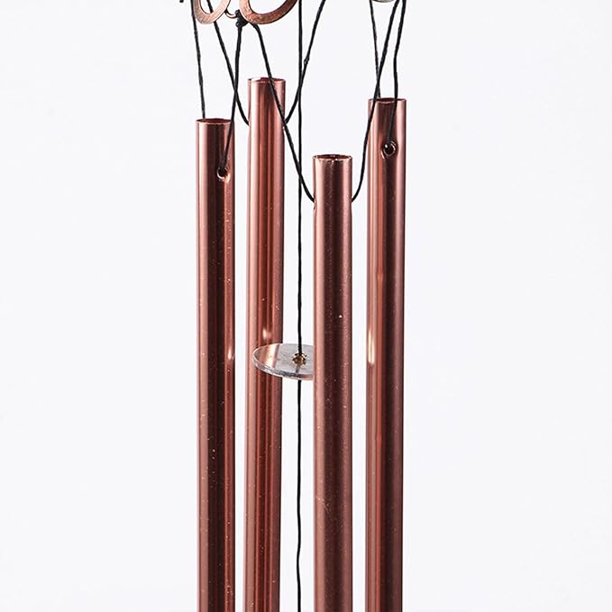 Butterfly Wind Chimes, Colorful Wind Chimes for Outside Creative Painted Metal Wind Chime Decorative Wind Chime for Outdoor Patio Corridors Inside Home Decor Living Room (Purple - Long)